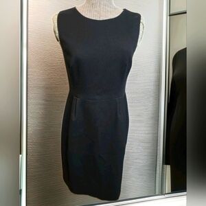 151 Kate Spade Black Sleeveless Sheath Midi Dress Size 4